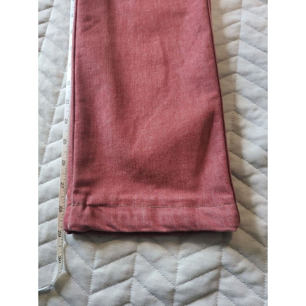 7 For All Mankind Carol Emilio Pucci Jeans Red Size 28 - Picture 4 of 16